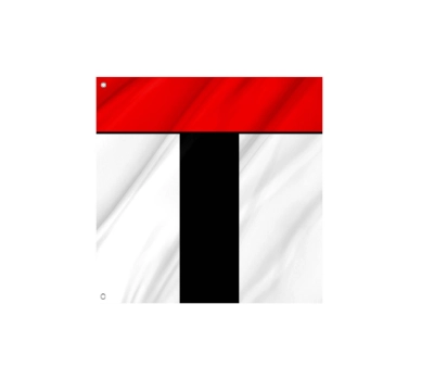 Flag of the municipality of Baden (AG)