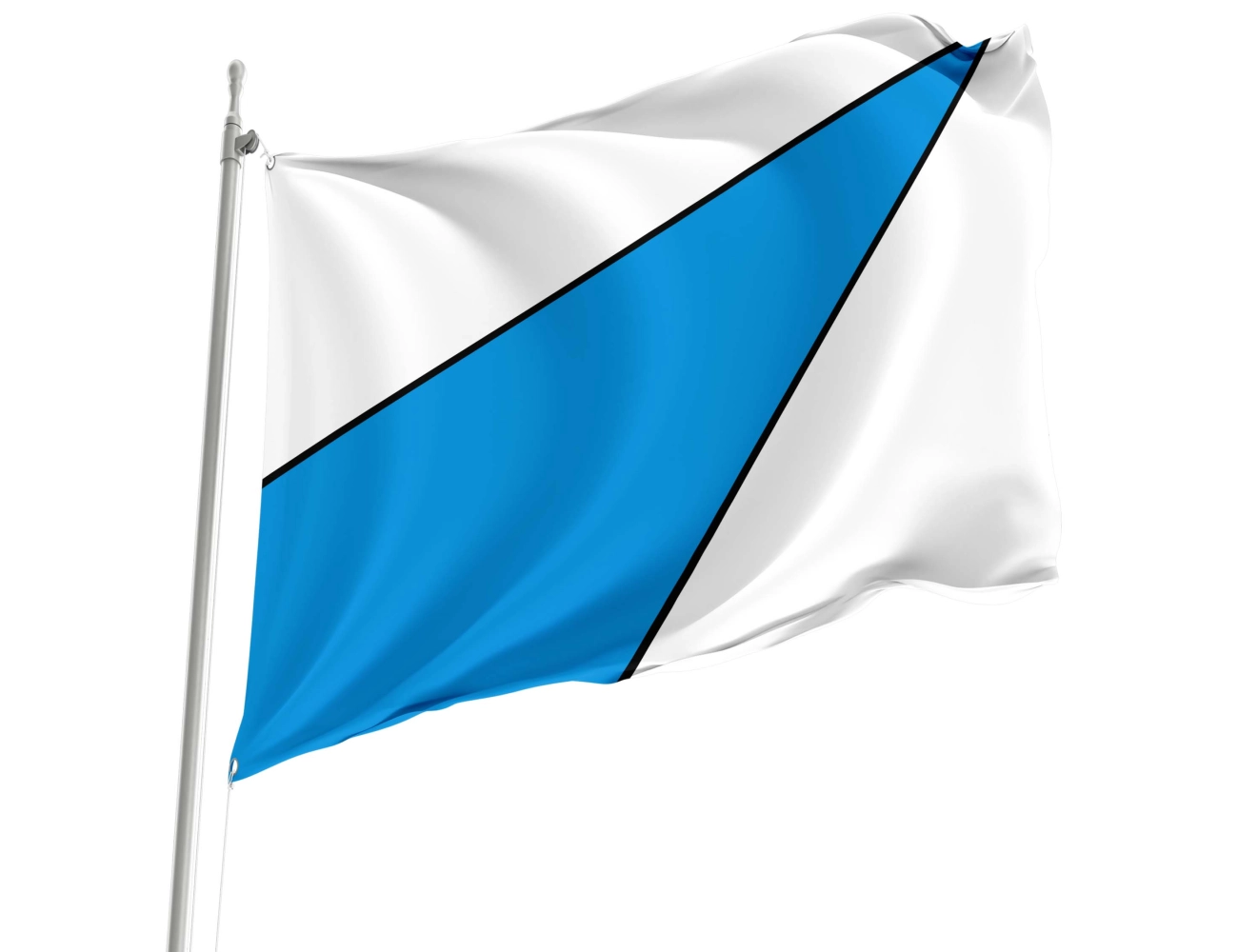 Beinwil am See AG Switzerland municipal polyester flag square design