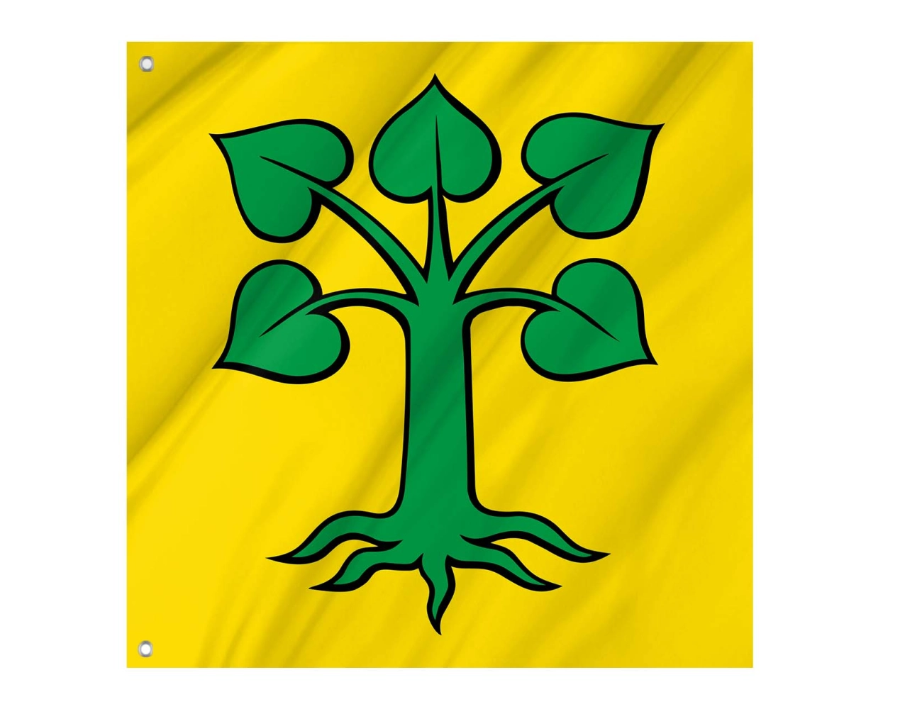 Beinwil (Freiamt) AG Switzerland municipal polyester flag square design