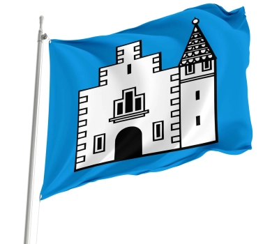 Flag of the municipality of Bellikon (AG)