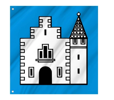 Flag of the municipality of Bellikon (AG)