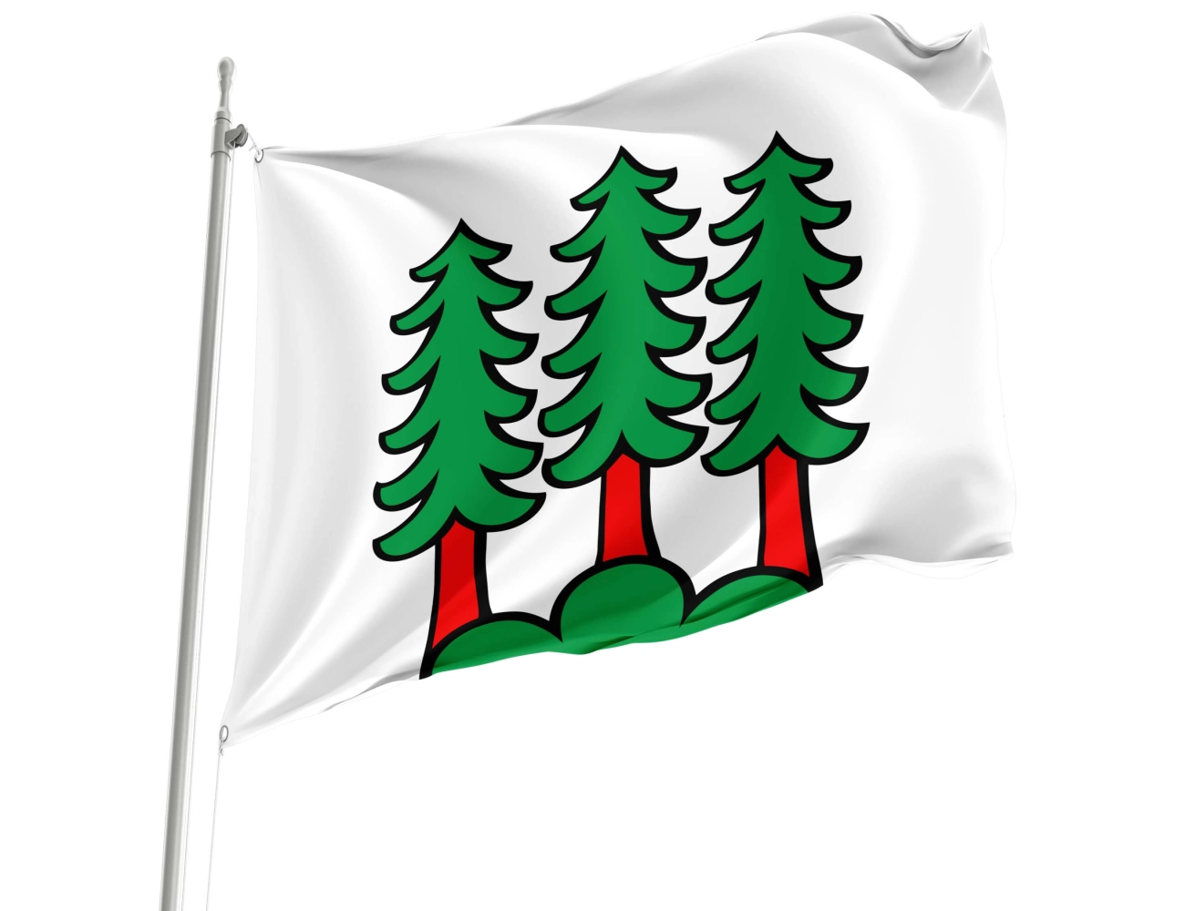 Bettwil AG Switzerland municipal polyester flag square design