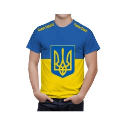 Ukraine Слава Україні! Героям Слава! Flag T-Shirt