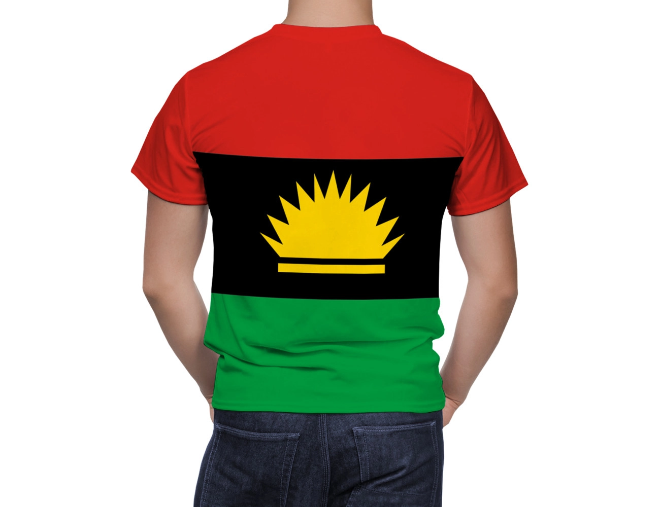 Biafra Flag T-Shirt, DAN--3