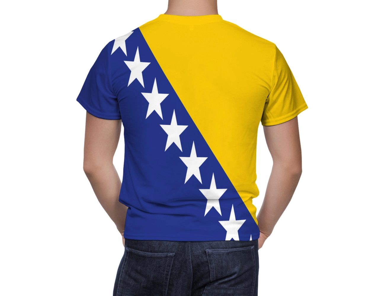 Bosnia and Herzegovina Flag T-Shirt, BH--82