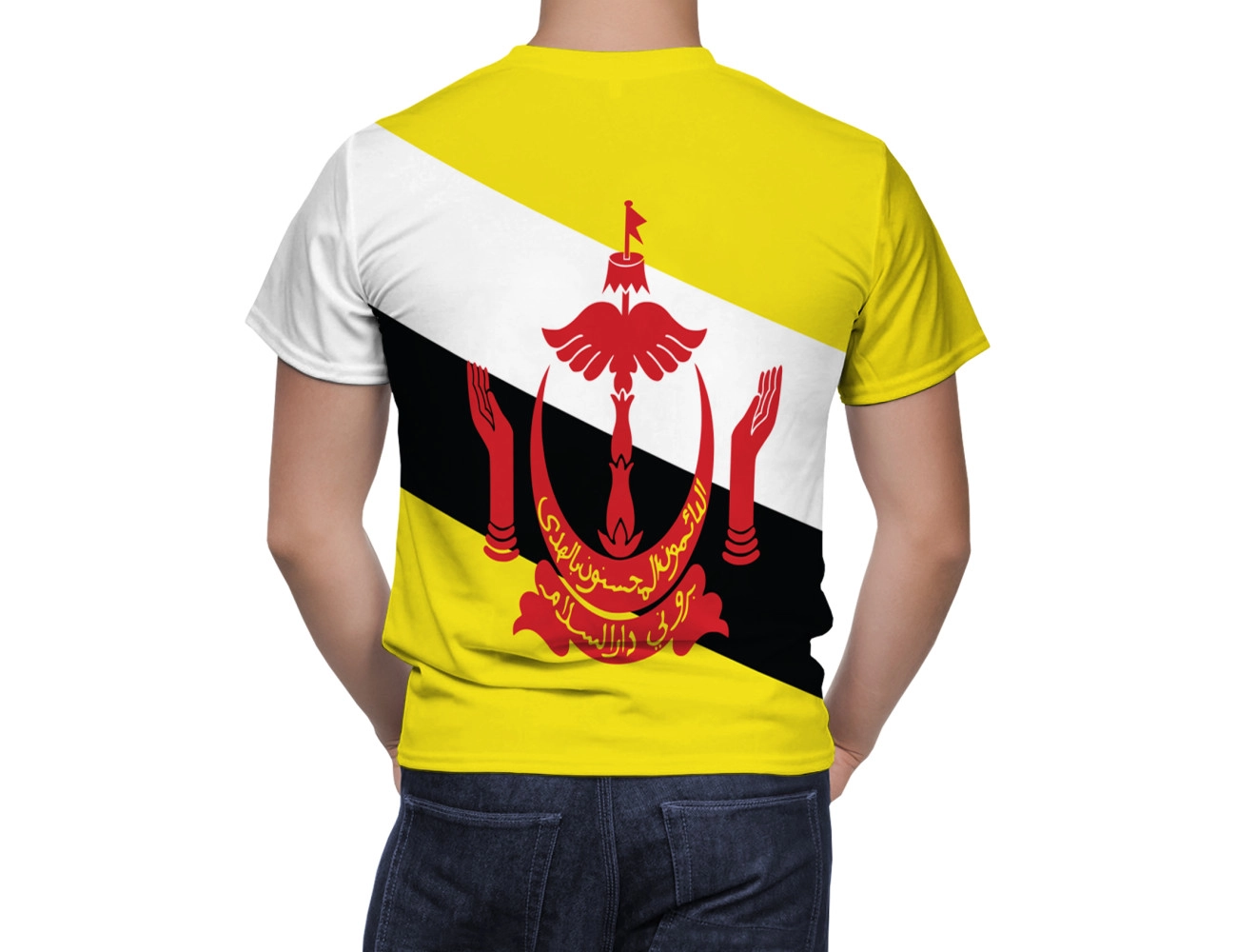 Brunei Flag T-Shirt, NAT--FLAG-2