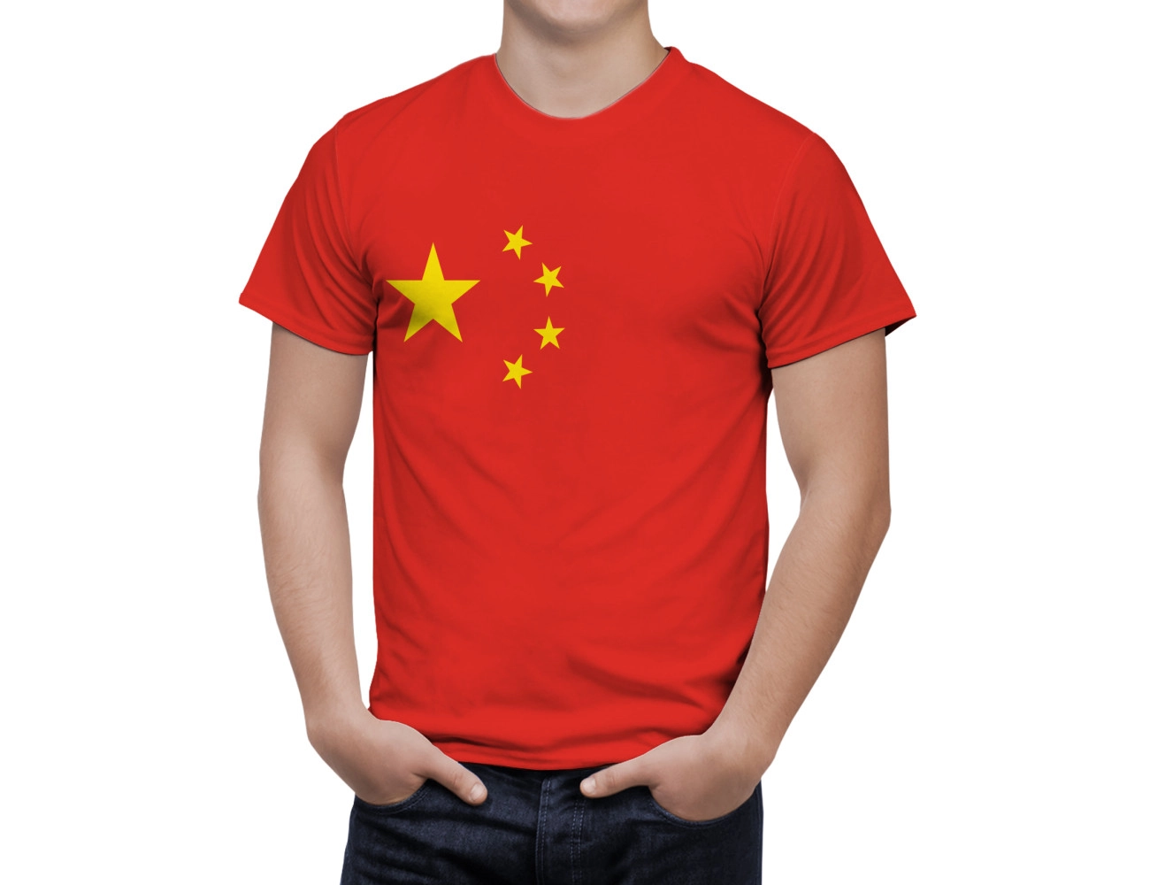 China Flag T-Shirt, NAT--FLAG-11