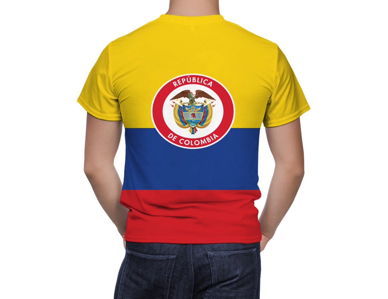 Colombia Flag T-Shirt, NAT--FLAG-12