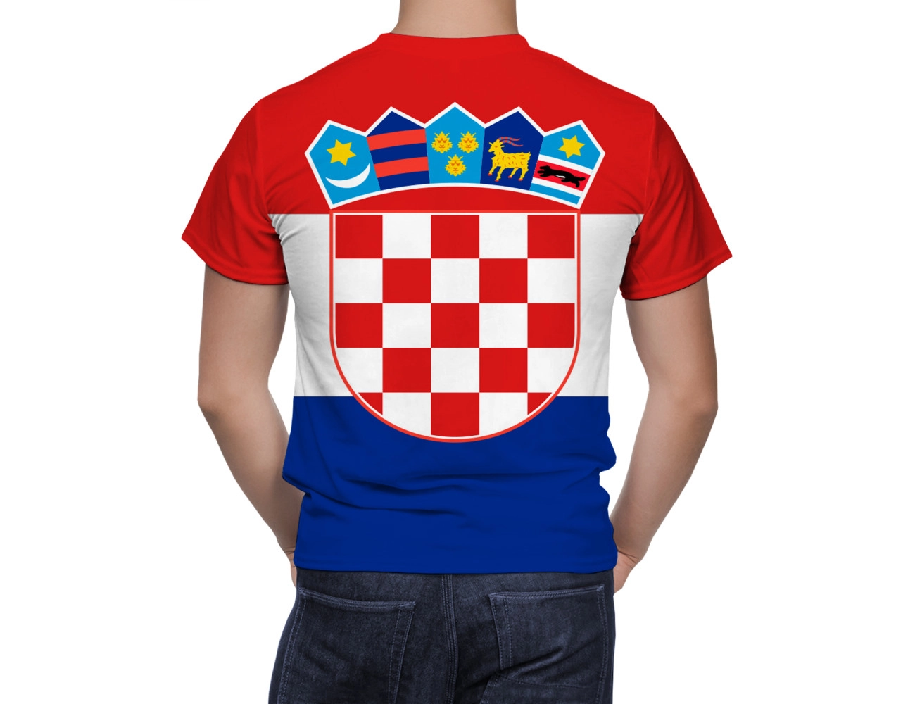 Croatia Flag T-Shirt, NAT--FLAG-16