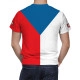 Czech Republic Flag T-Shirt - Image 2