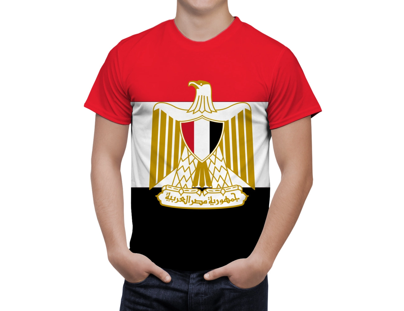 Egypt Flagge T-Shirt, NAT--FLAG-26