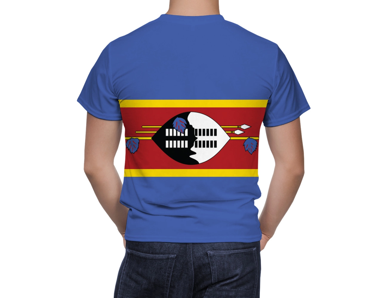 Eswatini Flag T-Shirt, NAT--FLAG-32