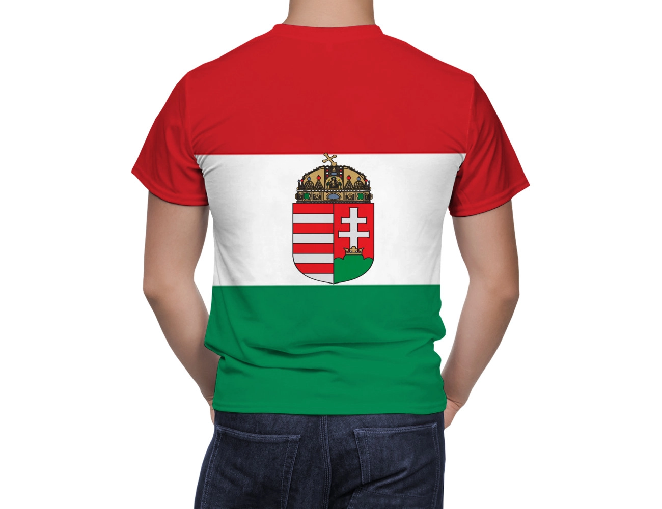 Hungary Flag T-Shirt, NAT--FLAG-45