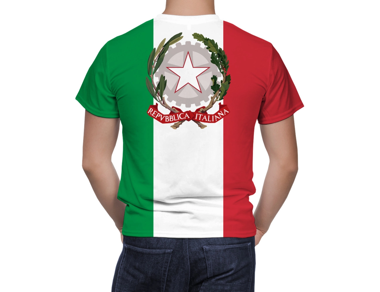 Italy Flag T-Shirt, NAT--FLAG-48