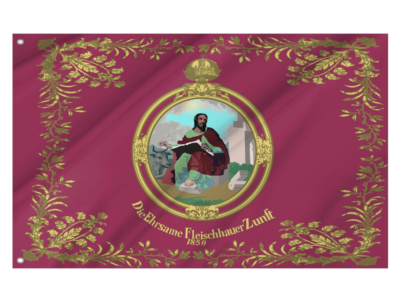 Arad Butchers' Guild, 1850 Outdoor Quality Flag, HISTORY--10
