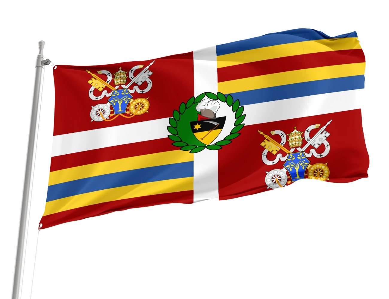 Guardia Vatica JP II, Swiss Guard Outdoor Quality Flag, HISTORY--17