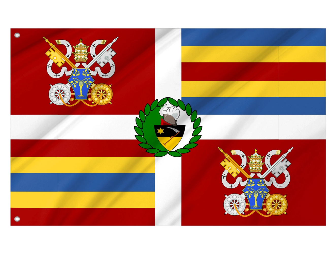 Guardia Vatica JP II, Swiss Guard Outdoor Quality Flag, HISTORY--17