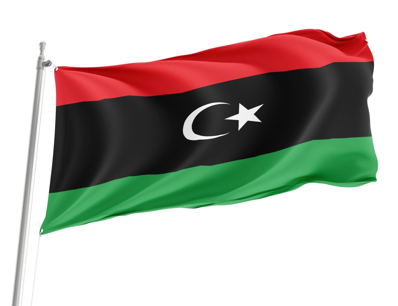 Libya Outdoor Qualität Flagge