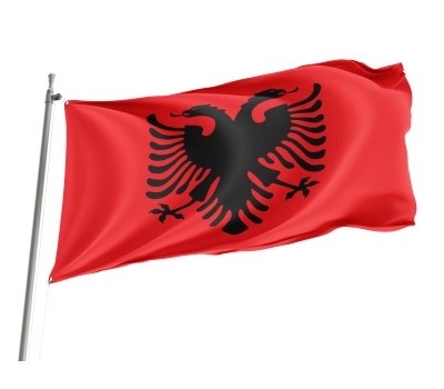 Albania Outdoor Quality Flag