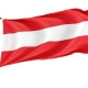 Austria with Crest Outdoor Qualität Flagge - Image 1