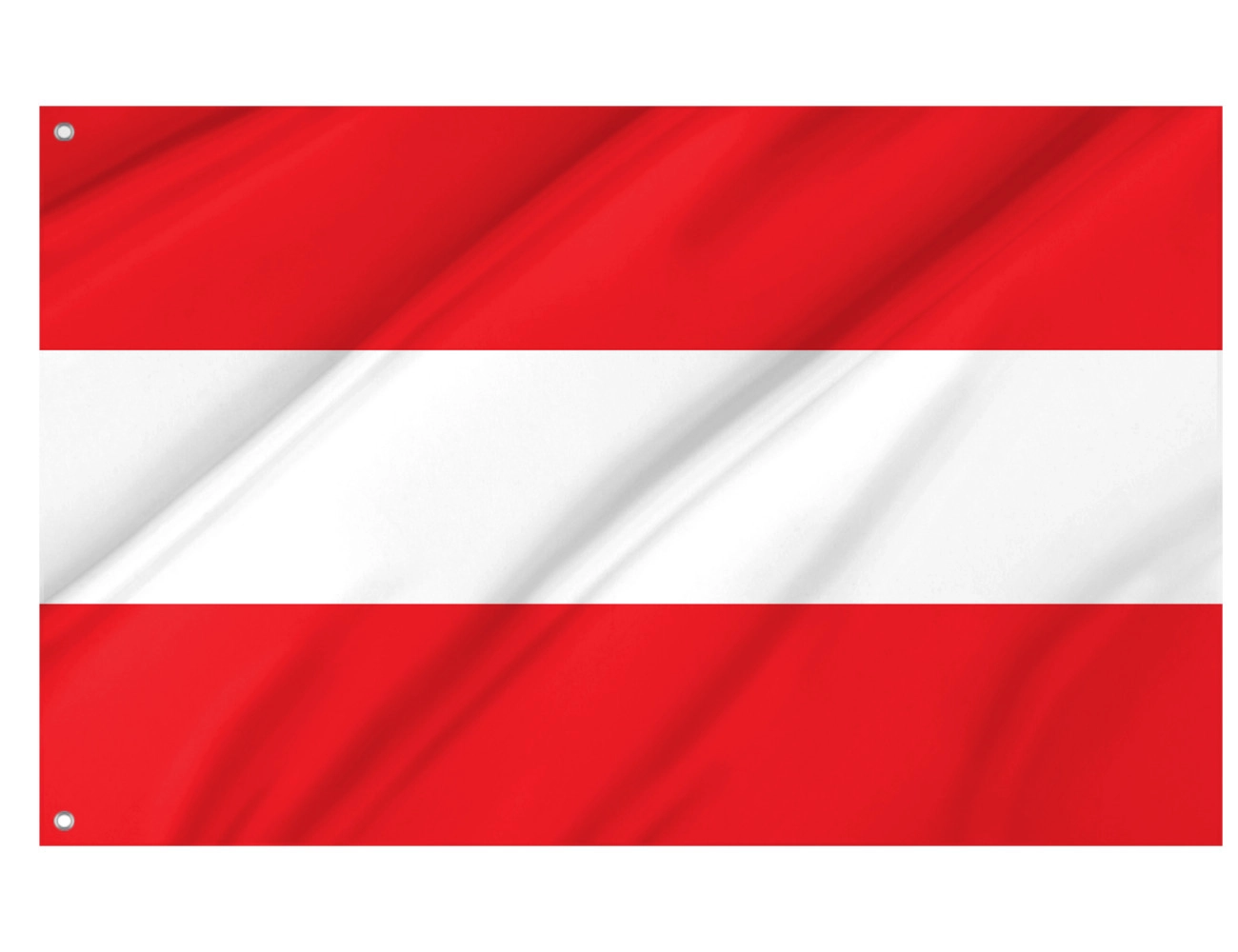 Austria with Crest Outdoor Qualität Flagge