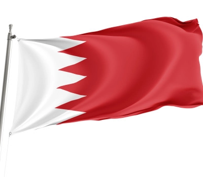 Bahrain Outdoor Quality Flag