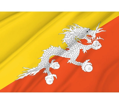 Bhutan Outdoor Quality Flag