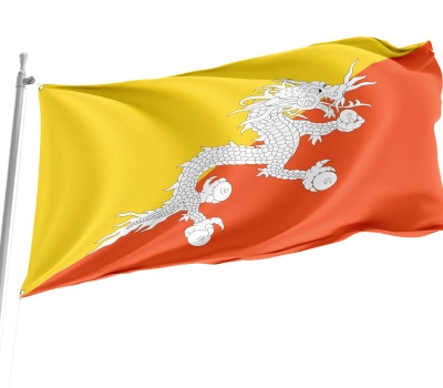 Bhutan Outdoor Quality Flag