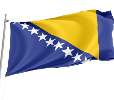 Bosnia and Herzegovina Outdoor Quality Flag