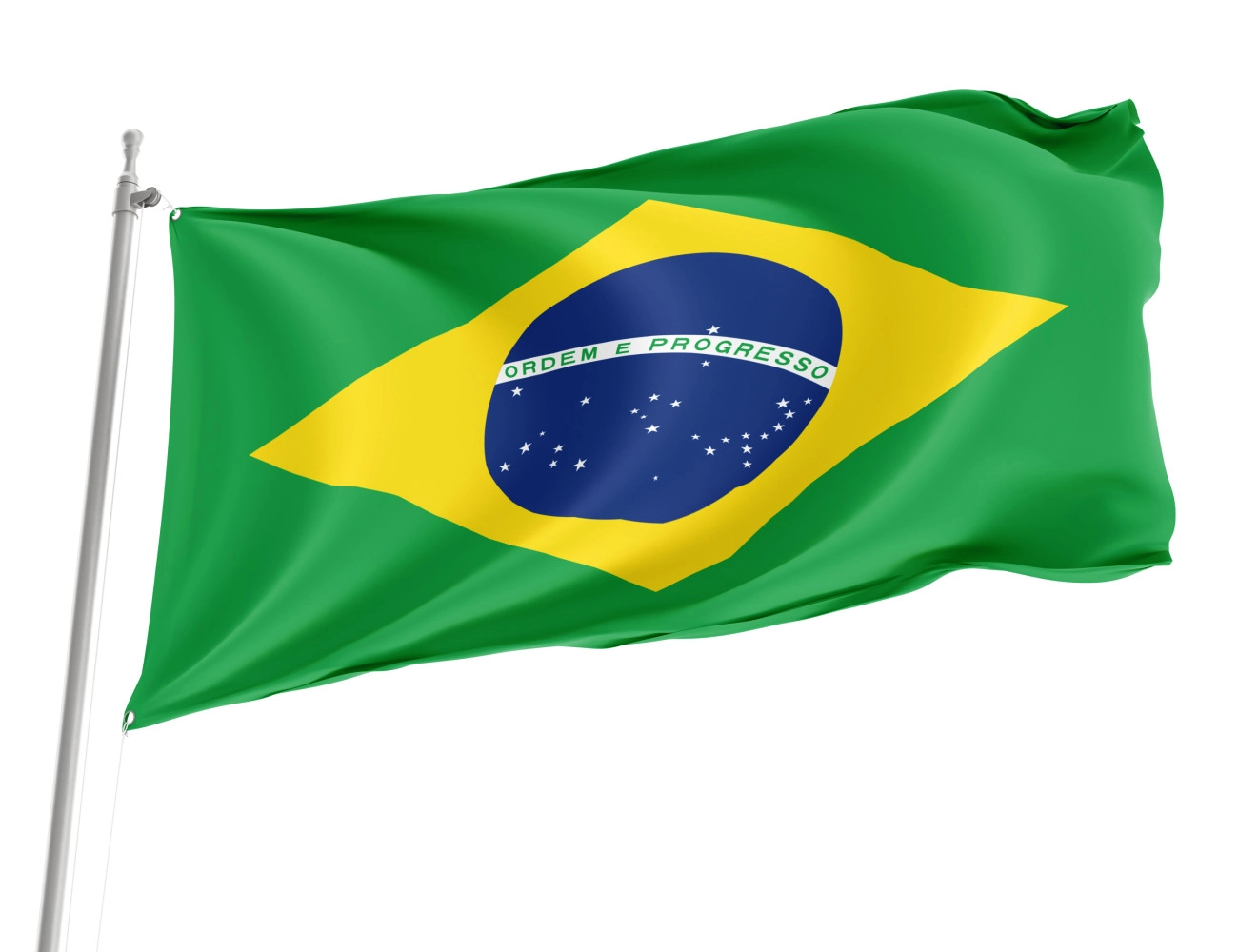 Brazil Outdoor Quality Flag