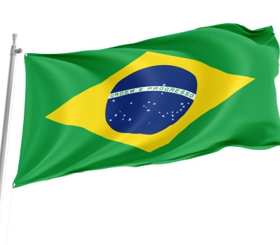 Brazil Outdoor Quality Flag