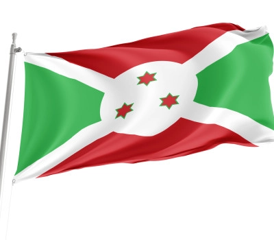 Burundi Outdoor Quality Flag
