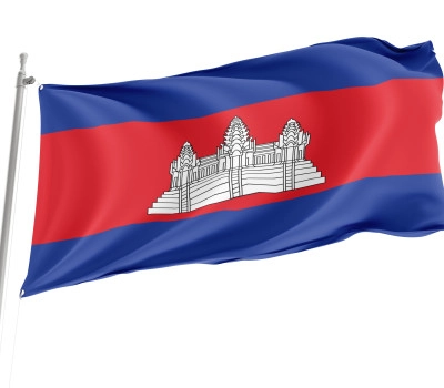Cambodia Outdoor Quality Flag