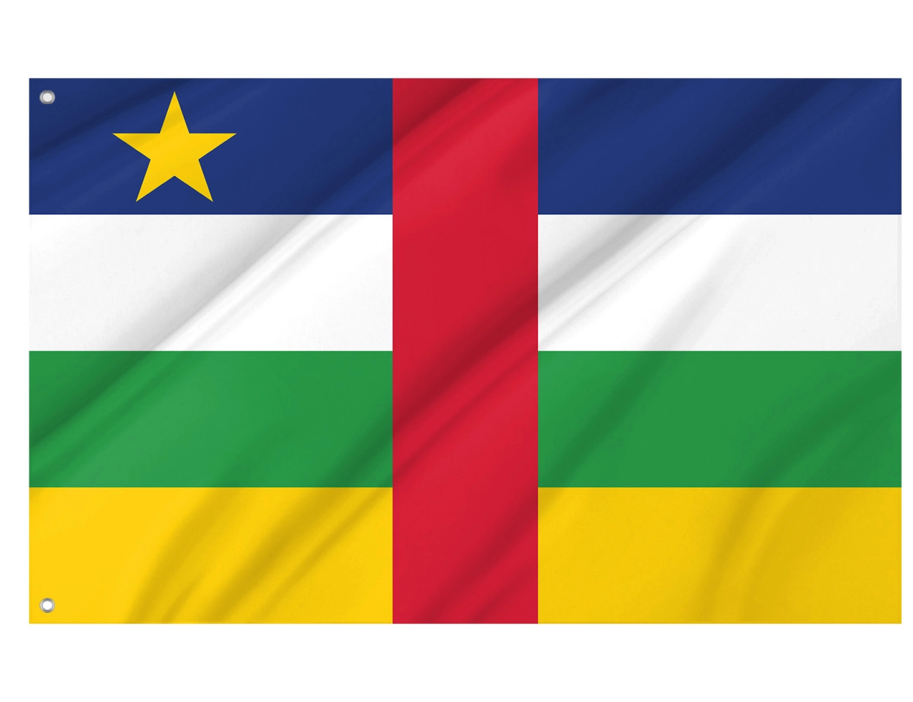 Central African Republic Outdoor Quality Flag
