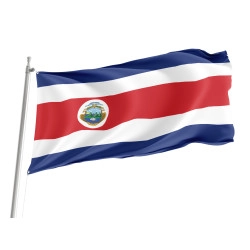 Costa Rica Outdoor Qualität Flagge