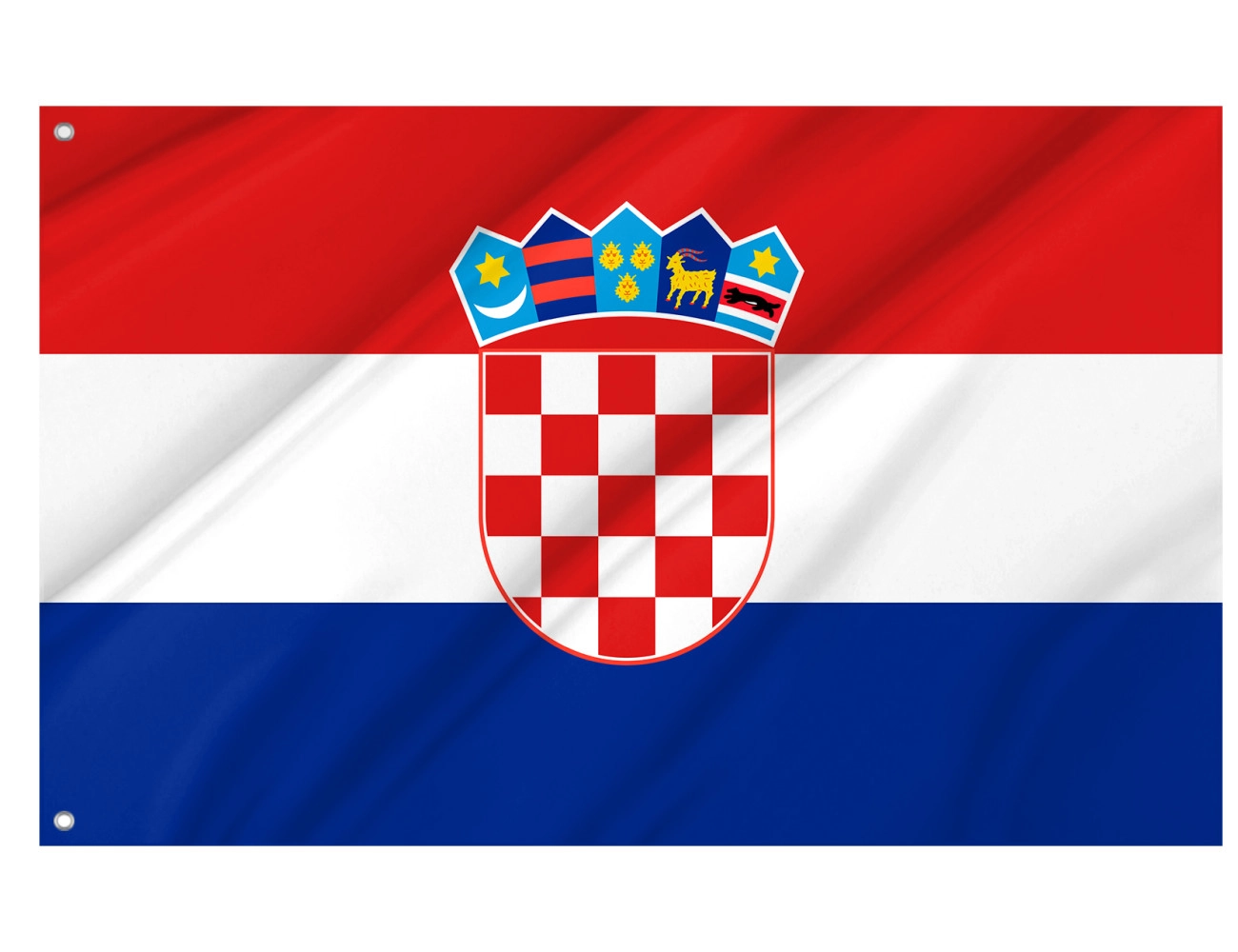 Croatia Outdoor Quality Flag