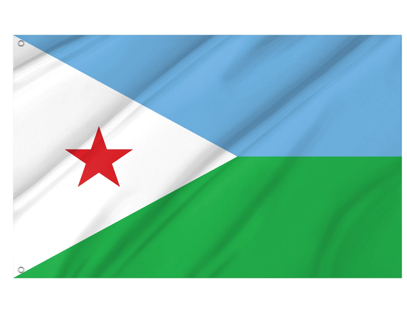 Djibouti Outdoor Quality Flag