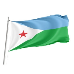 Djibouti Outdoor Quality Flag