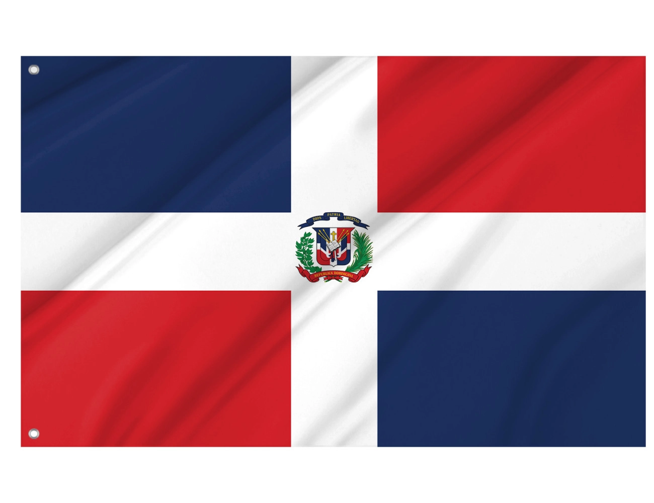 Dominican Republic Outdoor Quality Flag