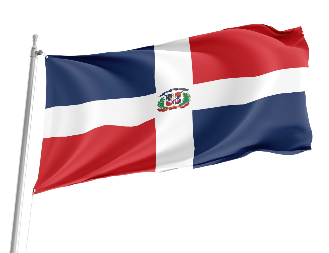 Dominican Republic Outdoor Quality Flag