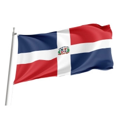 Dominican Republic Outdoor Quality Flag