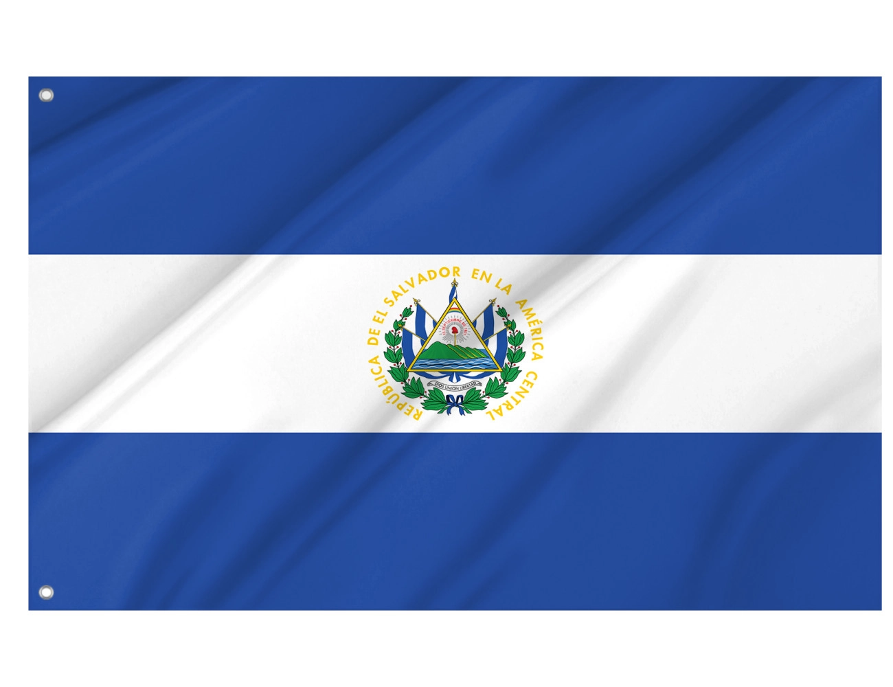 El Salvador Outdoor Quality Flag