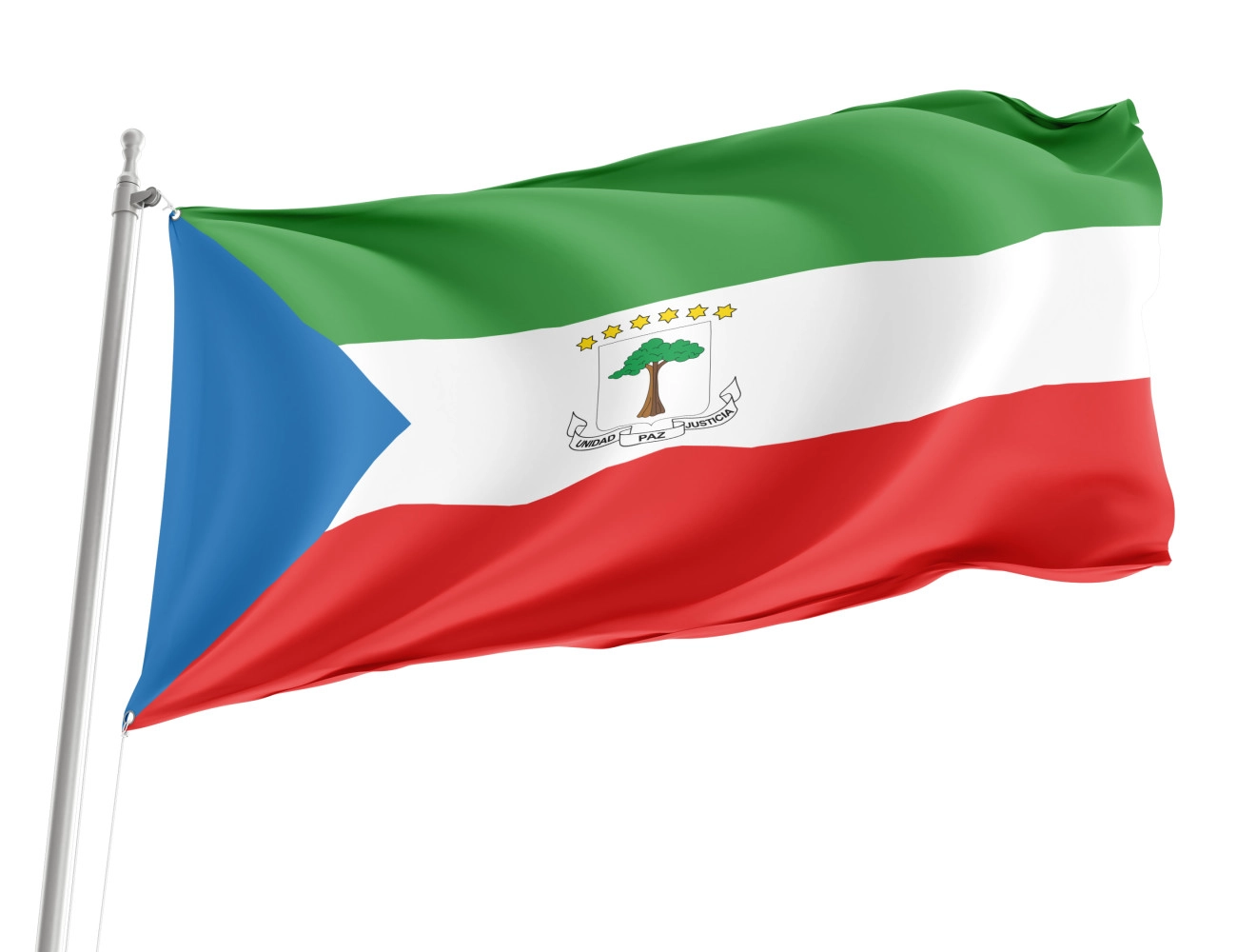 Equatorial Guinea Outdoor Quality Flag