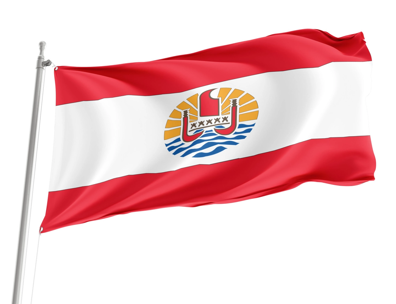 French Polynesia Outdoor Quality Flag