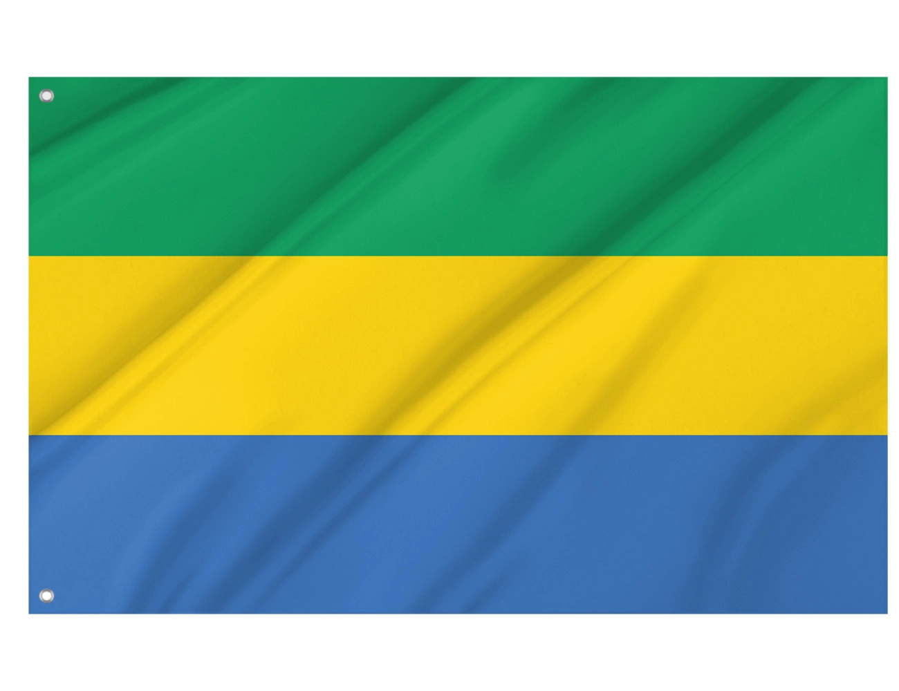 Gabon Outdoor Quality Flag