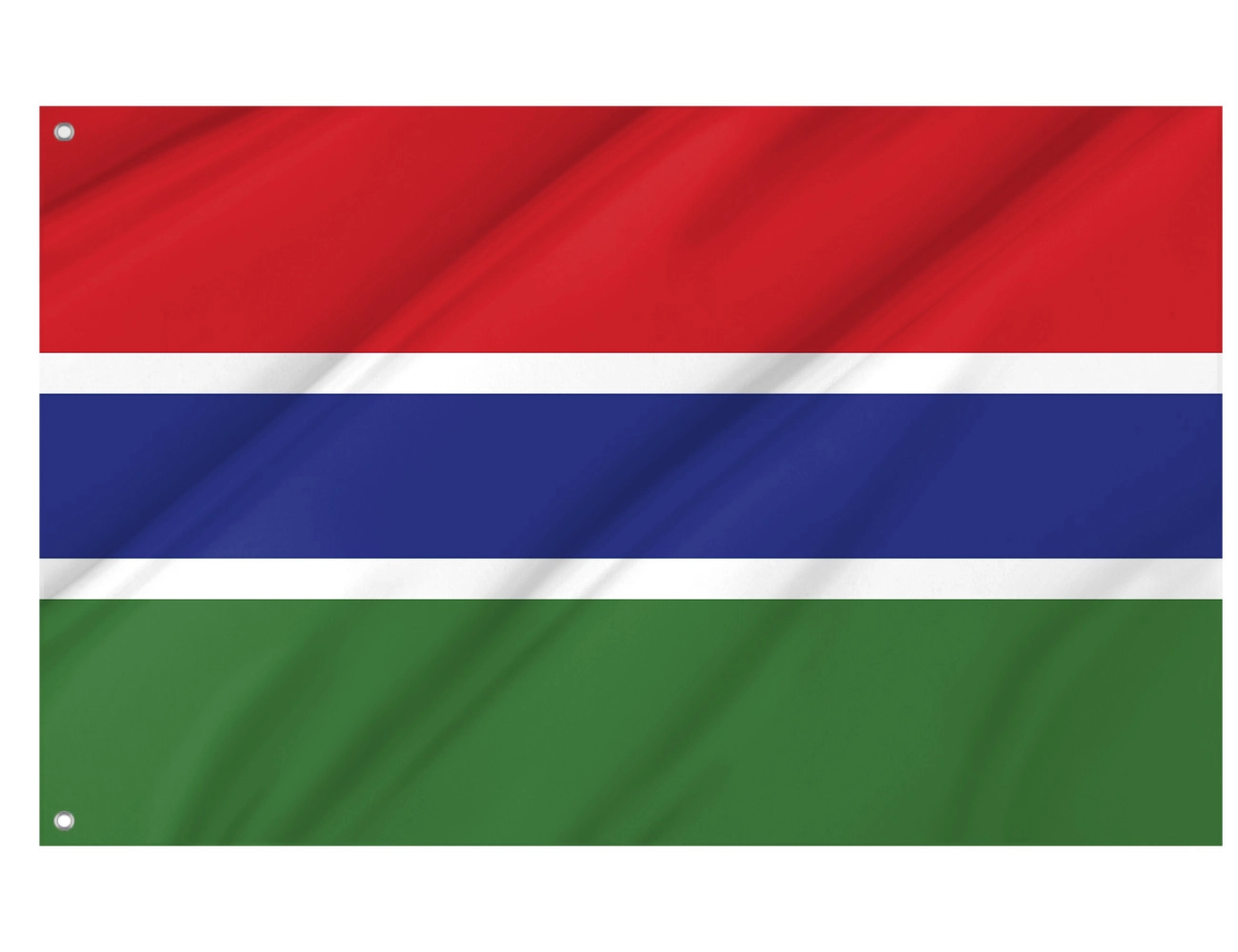 Gambia Outdoor Quality Flag