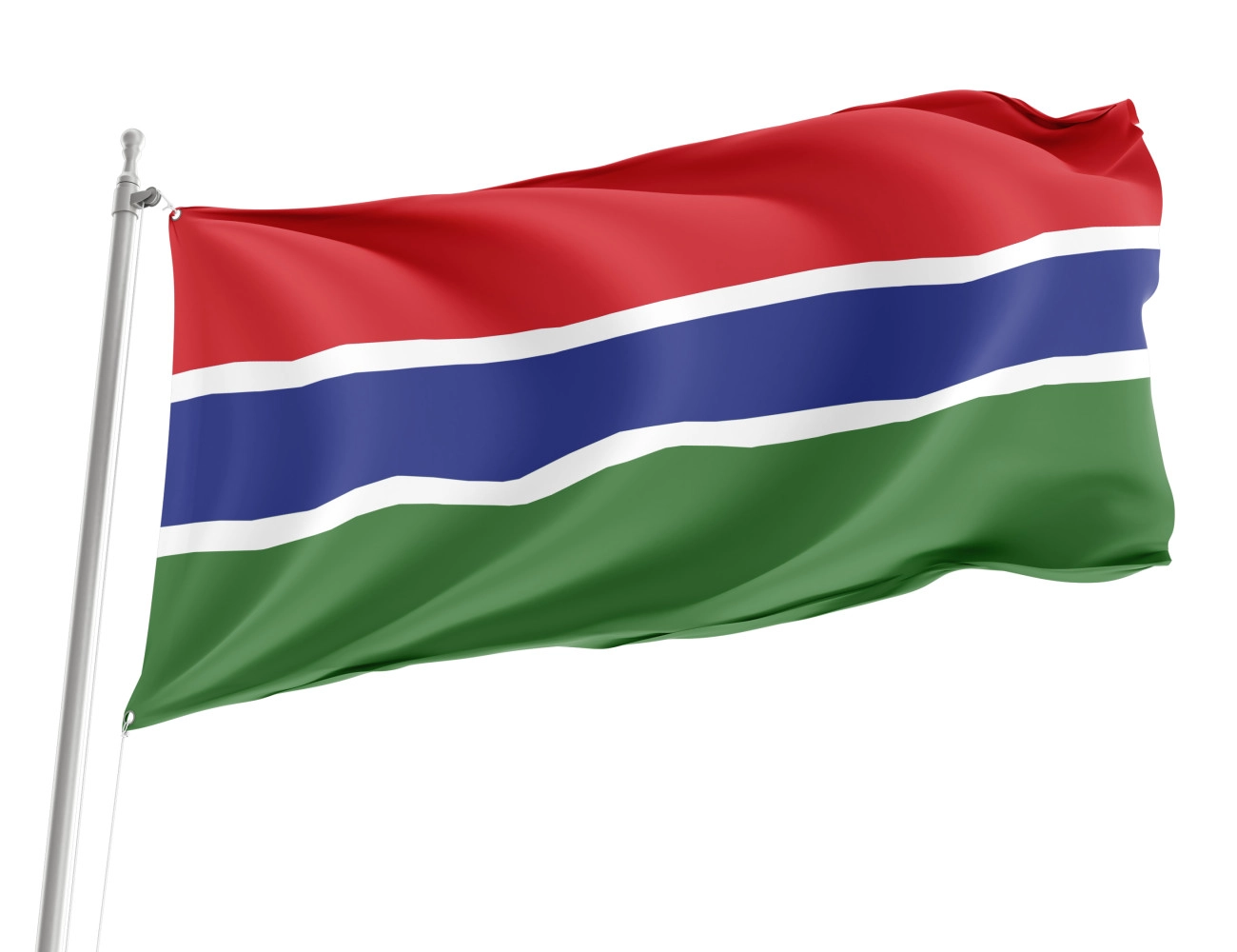 Gambia Outdoor Quality Flag