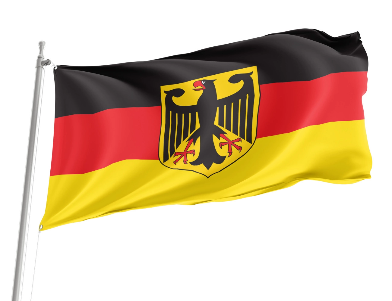 Germany Crest Outdoor Qualität Flagge