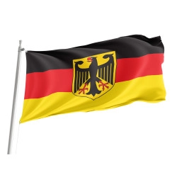 Germany Crest Outdoor Qualität Flagge