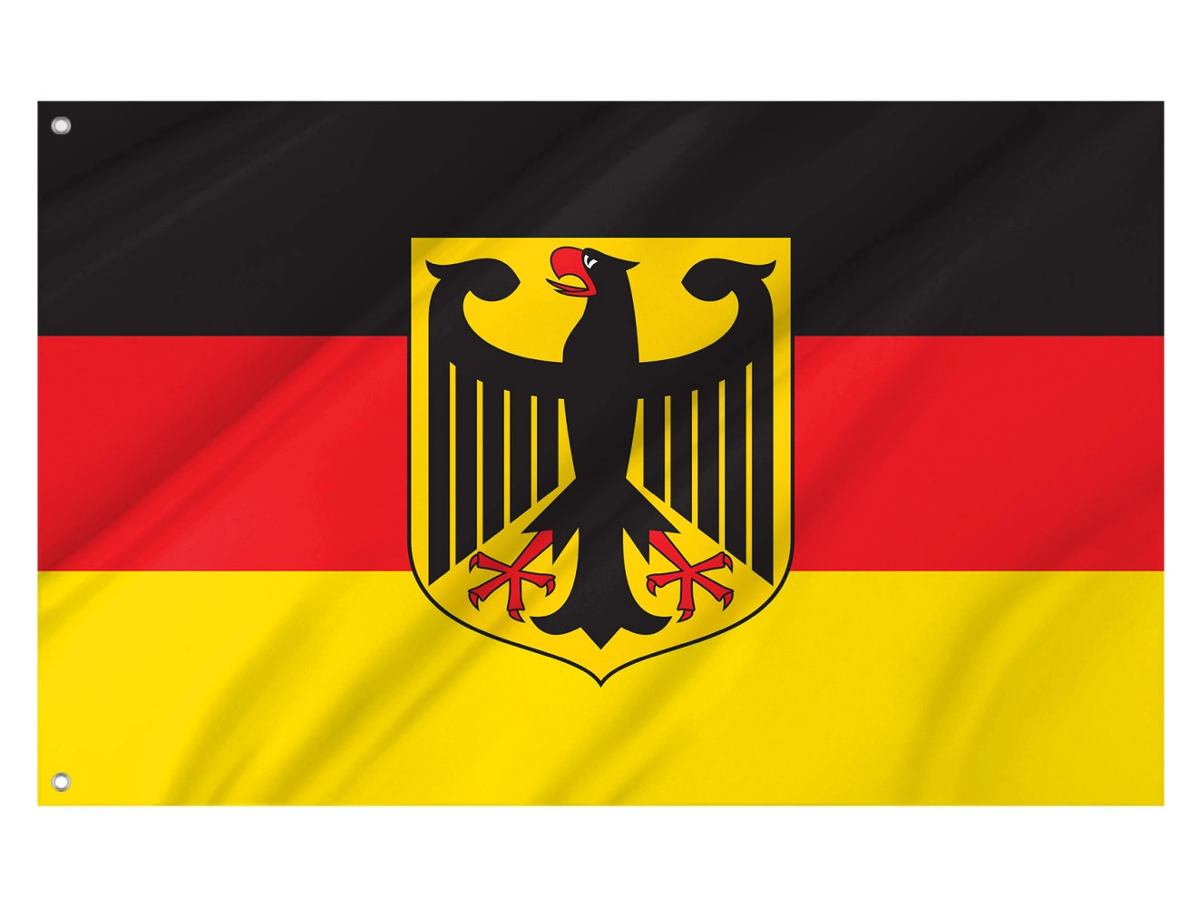 Germany Crest Outdoor Qualität Flagge